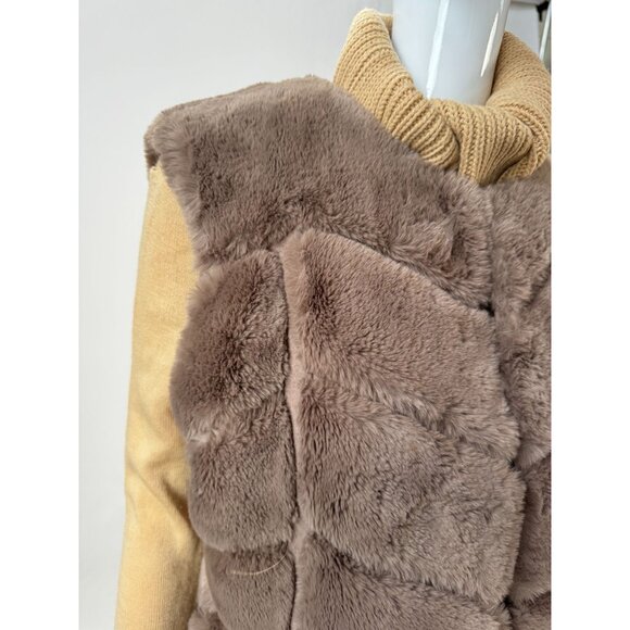 Love Token Faux Fur Vest L Soft Polyester Lining - Picture 11 of 16